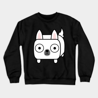 German Shepherd Loaf in White Crewneck Sweatshirt